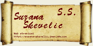 Suzana Skevelić vizit kartica